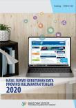 Hasil Survei Kebutuhan Data Provinsi Kalimantan Tengah 2020